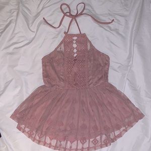 Rue 21 Pink Blouse Sz XS